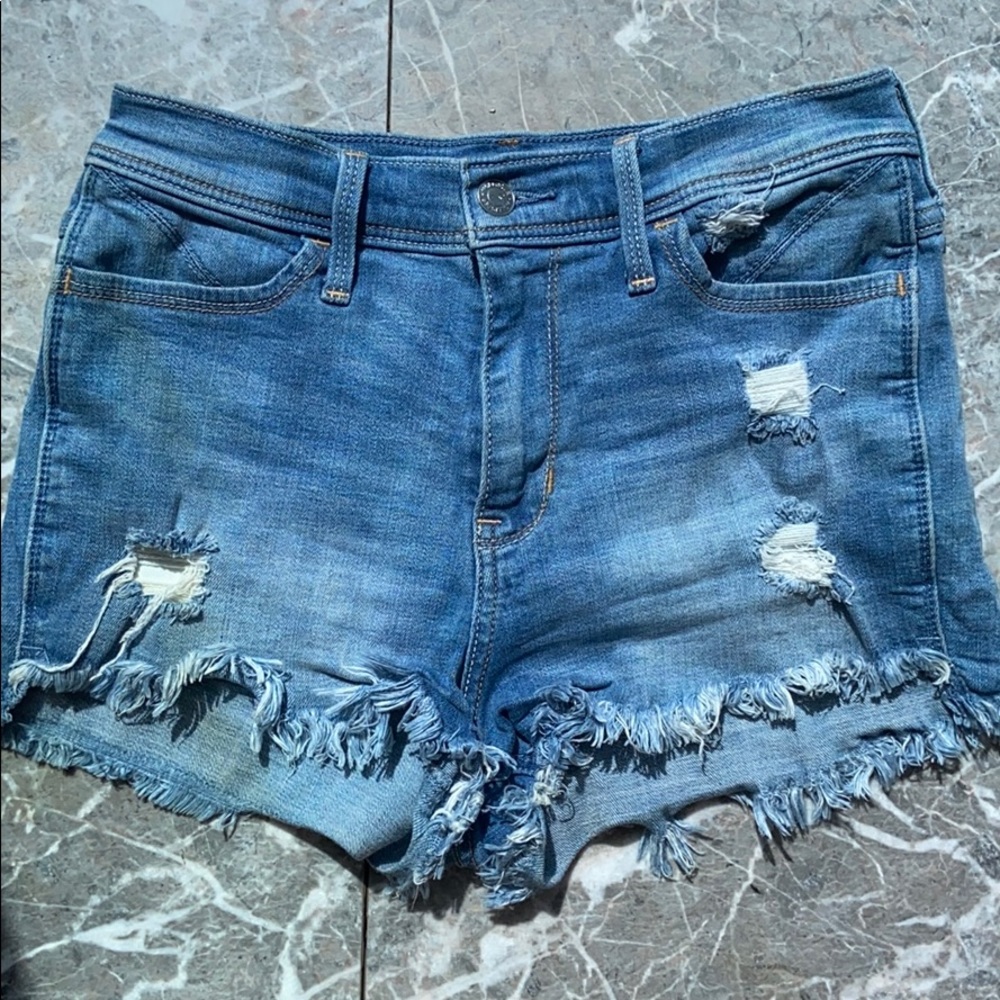 Hollister Distressed Jean Shorts